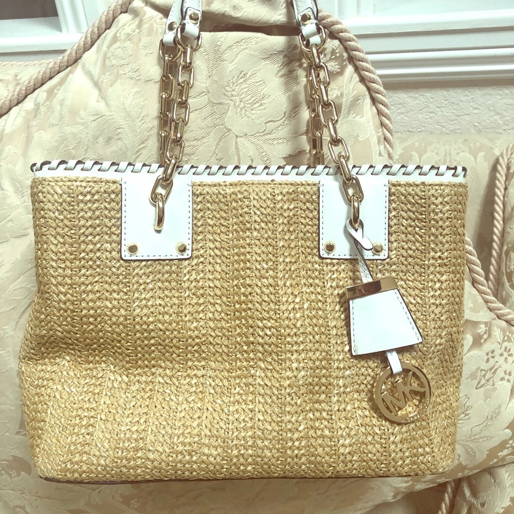 Straw bag tote by Michael Kors - Authentic